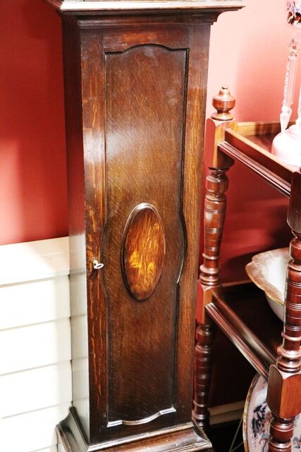 1930and39s Oak Arch Dial Westminster Chime Grand Mother Clock 