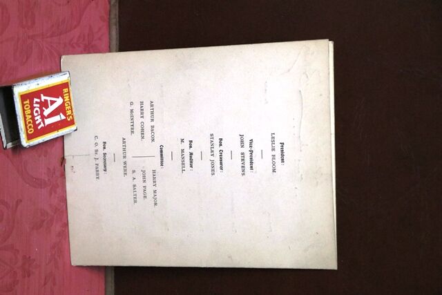 1931 Gallery First Nighters Club Signed Menu  John Gielgud  