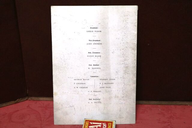 1939 Gallery First Nighters Club Signed Menu Rex Harrison 