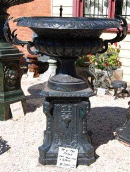 Top of the Range Cast Iron Urn and Stand --- GF 31