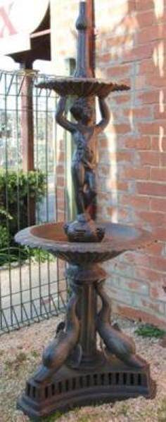 Cast Iron Cherub Fountain --- CI 62