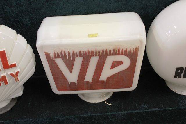 Original Glass VIP Petrol Pump Advertising Globe.# | XXXX Antique Complex
