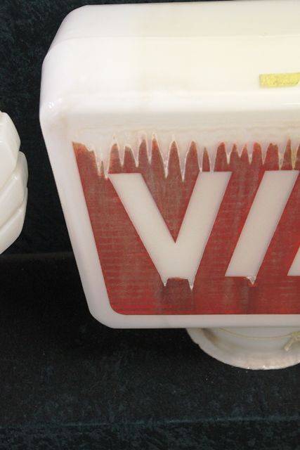 Original Glass VIP Petrol Pump Advertising Globe.# | XXXX Antique Complex