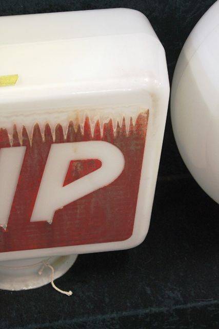 Original Glass VIP Petrol Pump Advertising Globe.# | XXXX Antique Complex