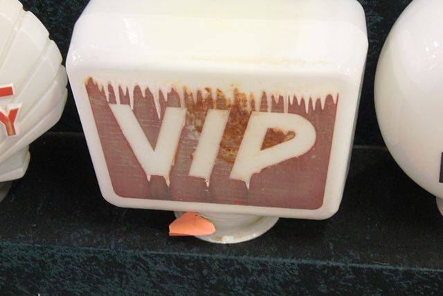 Original Glass VIP Petrol Pump Advertising Globe.# | XXXX Antique Complex
