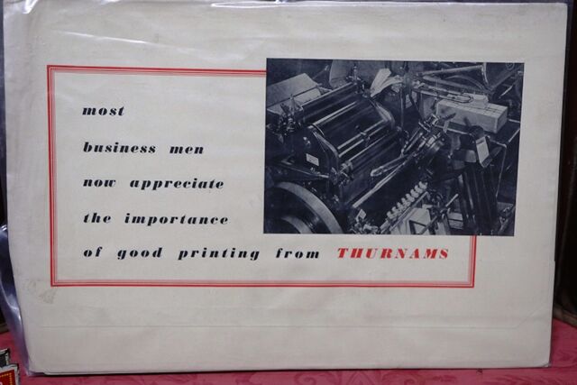 A Pictorial Calendar Showcard Produced for Charles Trunam and Sons 1952