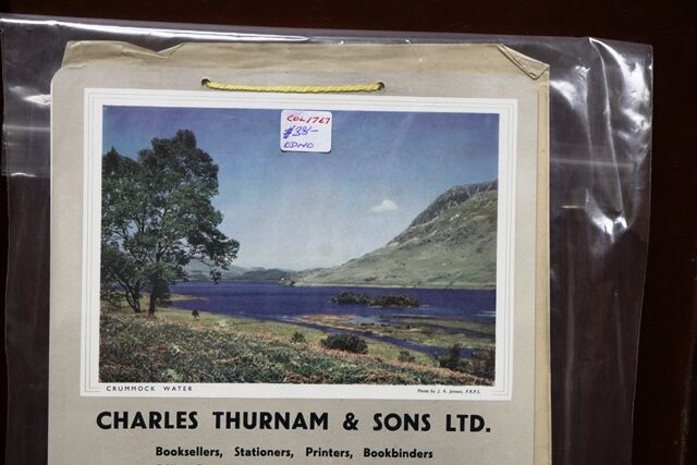 A Pictorial Calendar Showcard Produced for Charles Trunam and Sons 1953
