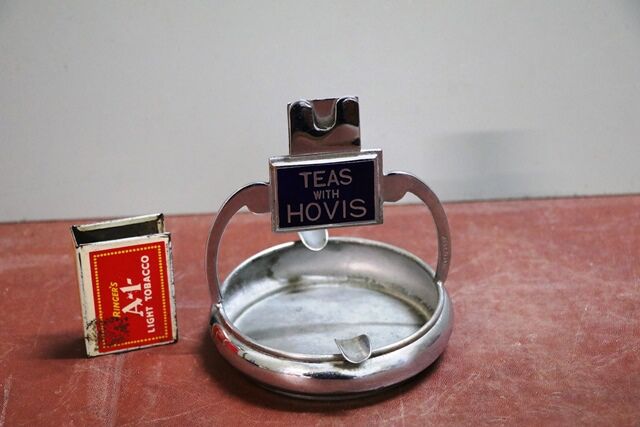 A Rare Vintage Teas with Hovis Ash TrayMenu holder