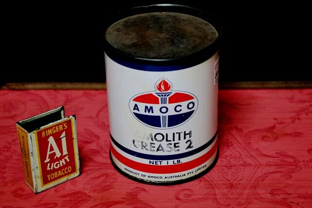 A Very Clean Amoco Amolith Grease 2 1lb Grease Tin 