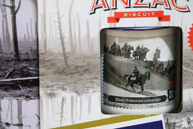 Anzac Biscuit Gift Set Limited Edition Tin Mug and Postcards 
