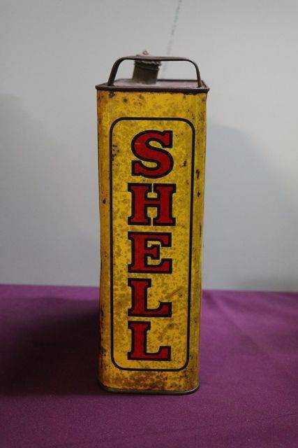 Australian Shell  One Gallon SAE Motor Oil Tin 