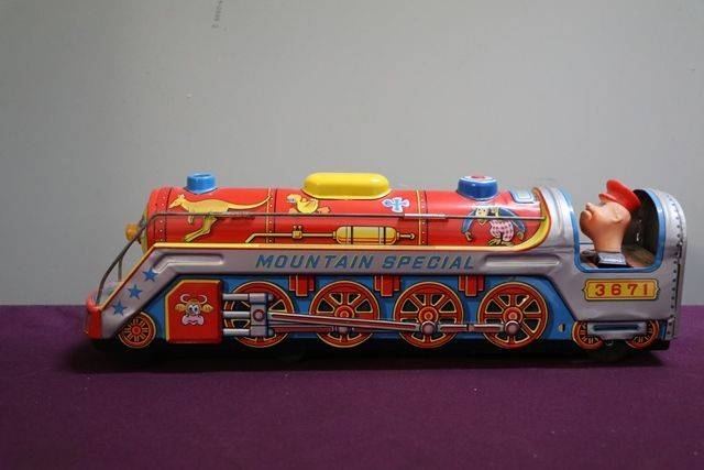 Battery Operated Modern Toy Mountain Special Modern Toy Tin Train