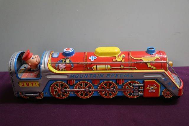 Battery Operated Modern Toy Mountain Special Modern Toy Tin Train