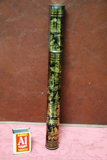 Bryant and May Wax Tapers tube Asian graphics c 1880