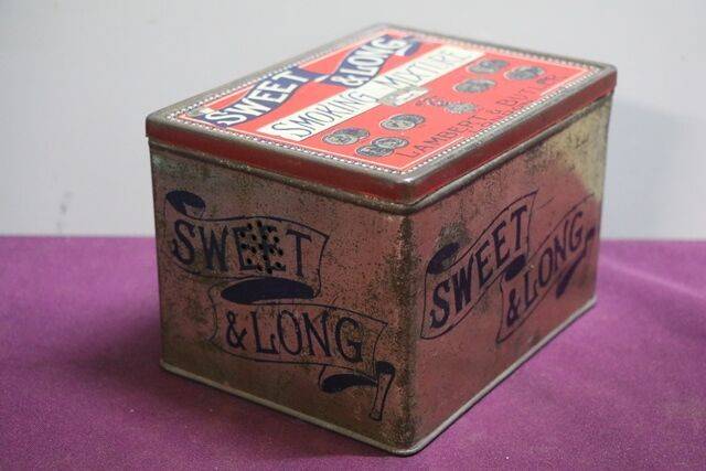 COL Lambert and Butler Sweet and Long Smoking Mixture Tobacco Tin