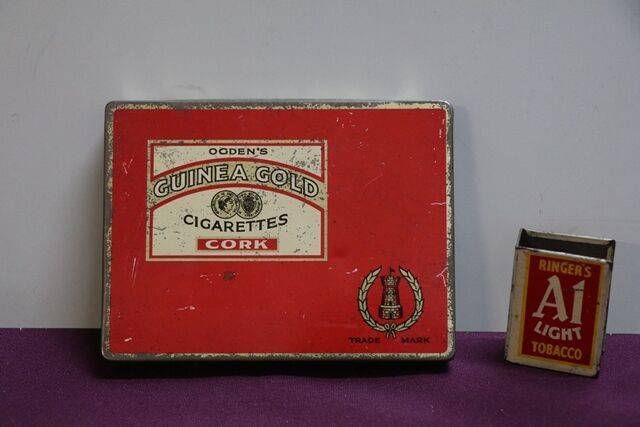 COL Ogdenand39s Guinea Gold Cigarettes Cork Tin 