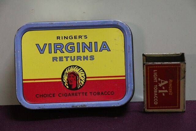 COL Ringerand39s Virginia Returns Cigarette Tobacco Tin 