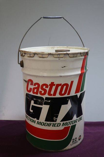 Castrol L GTX 22 Litres Motor Oil Drum With Handle 