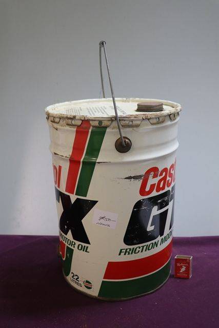 Castrol L GTX 22 Litres Motor Oil Drum With Handle 