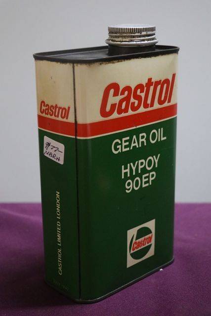 Castrol L Gear Oil Hypoy 90 EP Quart Motor Oil Tin 