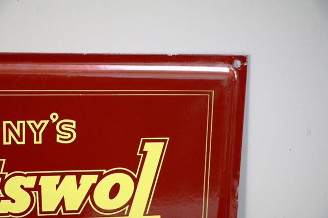 Classic Binny+96s Cotswol + Angola Sold Here Enamel Sign