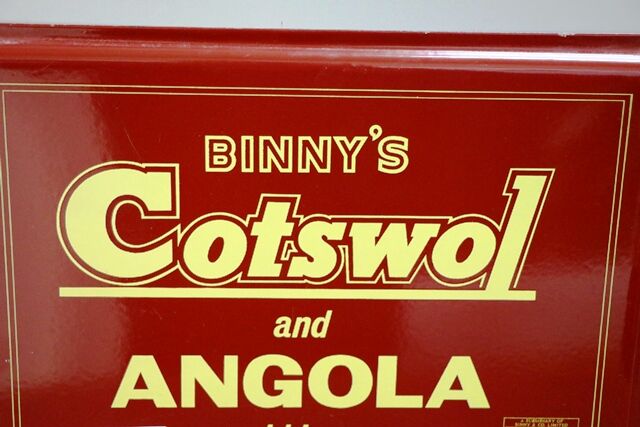 Classic Binny+96s Cotswol + Angola Sold Here Enamel Sign