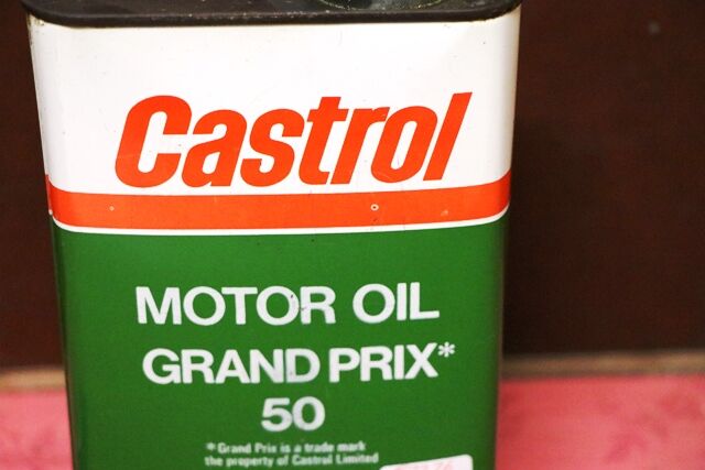Classic Castrol Grand Prix 50 Motor Oil 1qrt Tin