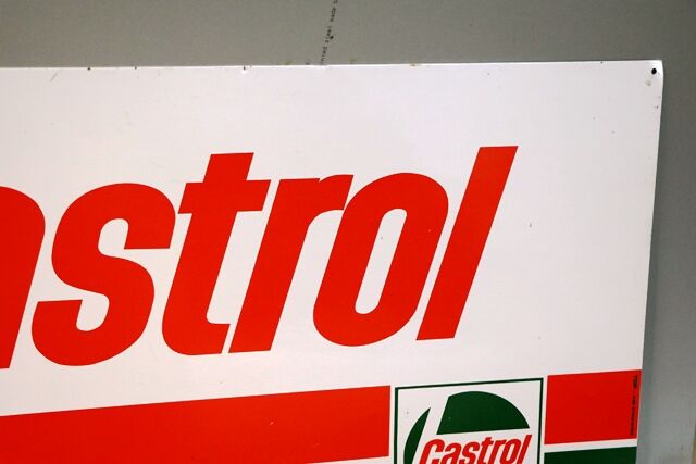 Classic Castrol L Motor Oil Tin Advertising Sign 
