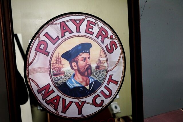 Contemporary Players Navy Cut Cigarettes Pictorial Mirror   