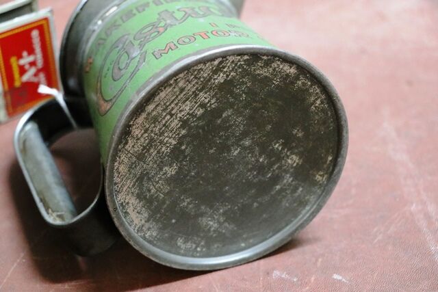 Early Vintage Castrol Wakefield One Pint Oil Pourer Jug