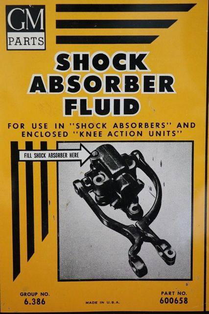 General One Gallon Motor Shock Absorber Fluid Tin