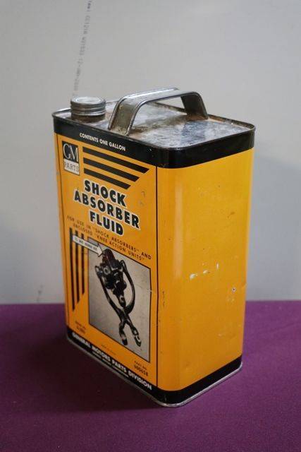General One Gallon Motor Shock Absorber Fluid Tin