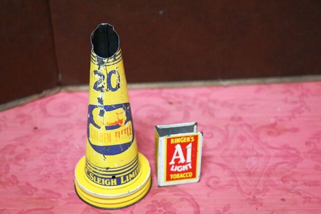 Genuine Golden Fleece Motor Oil Tin Top SAE 20