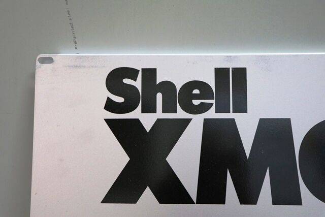 Genuine SHELL XMO Premium SF Motor Oil Tin Sign