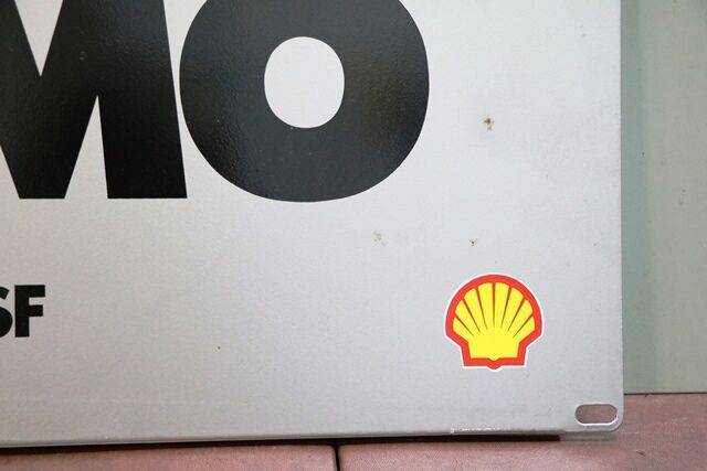 Genuine SHELL XMO Premium SF Motor Oil Tin Sign