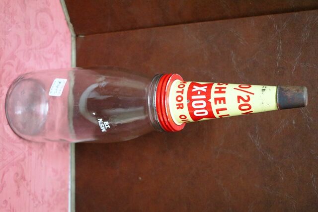 Genuine Shell X 100 Tin Top + Dust Cap + 1pt Bottle