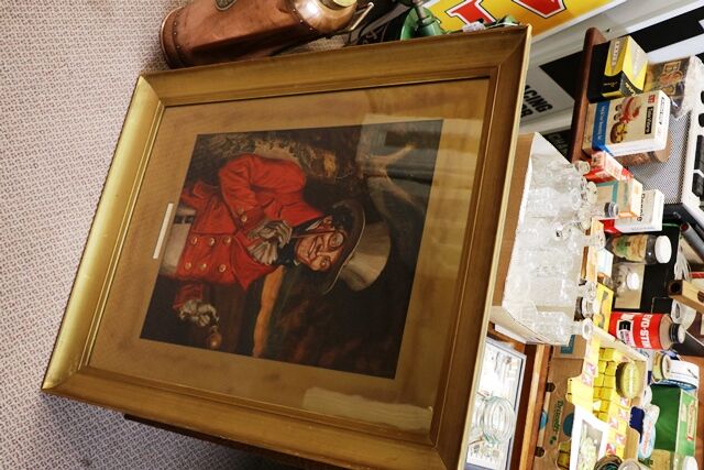 Genuine Vintage Jonnie Walker The Old Master  Framed Print