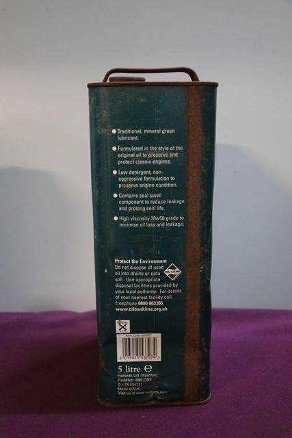 Halfords Classic Motor Oil 20w50 5 Litres Can 