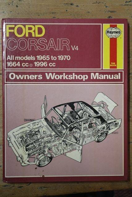 Haynes Owners Workshop Manual Ford Corsair V4 
