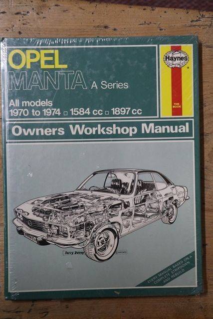 Haynes Owners Workshop Manual Opel Manta Coupe