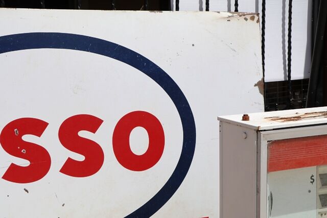 Large Vintage ESSO Enamel Advertising Sign 
