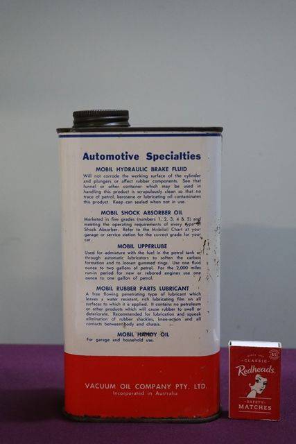 Mobil Hand Separator Oil One Quart Motor Oil Tn 