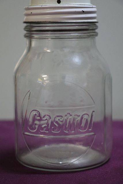 Near Mint Castrol L Pint Bottle + Tin Top 