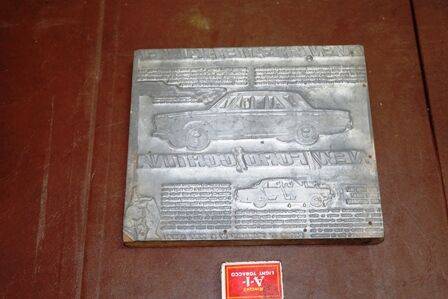New Ford Cortina MK 1 Advertising Printers Block 