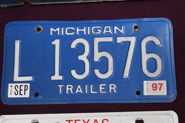 Collection Of Number Plates XXXX Antique Complex