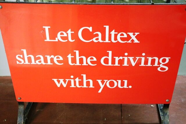 Original Caltex CXT Motor Oil Double Sided 10 Bottle Rack
