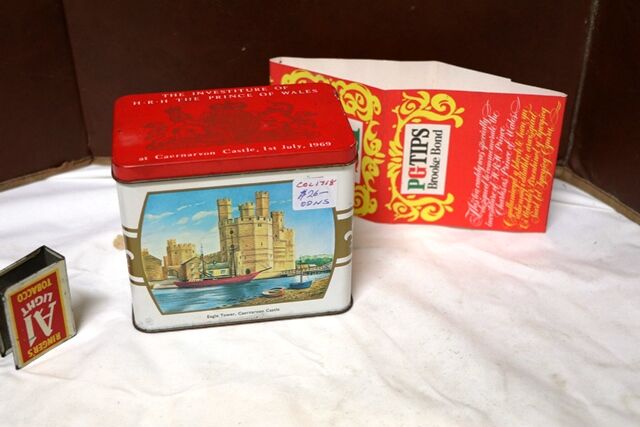 PG Tips Brooke Bond Tea Investiture Prince of Wales Tin