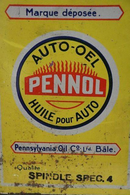 Pennol Huile Pour Auto Pennsylvania Oil Co  Motor Oil Tin 