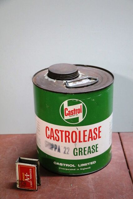 Rare Vintage Castrolease Grippa 22 Grease Can