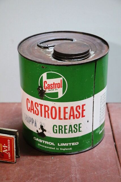 Rare Vintage Castrolease Grippa 22 Grease Can